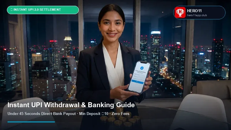 Hero11 Instant UPI Withdrawal & ₹20 INR Deposit Tutorial